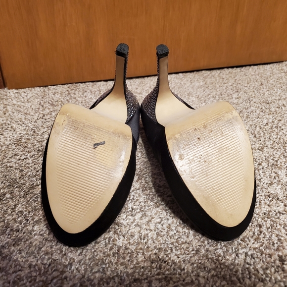 Steve Madden Partyy R Pumps High Heels - Black 8.5 - Picture 4 of 5